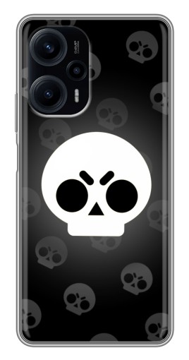Силиконовый чехол с изображением "Череп" для Xiaomi POCO F5
