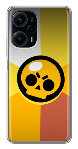 Силиконовый чехол с изображением "Череп Бравл Старс" для Xiaomi POCO F5