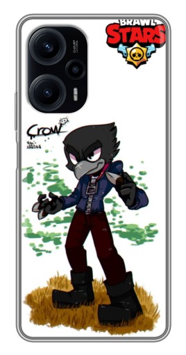 Чехол с картинкой "Crow" для Xiaomi POCO F5