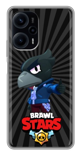Чехол с печатью "Crow Brawl Stars" для Xiaomi POCO F5