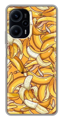 Чехол с печатью "Фон бананов" для Xiaomi POCO F5