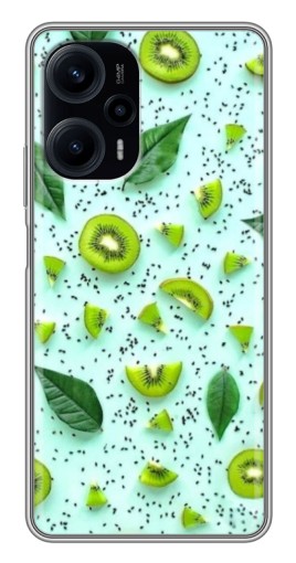Чехол с картинкой "Фон киви" для Xiaomi POCO F5