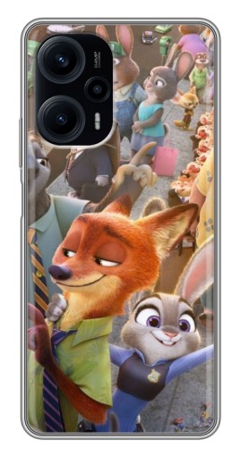 Чехол с картинкой "Герои Зверополис" для Xiaomi POCO F5
