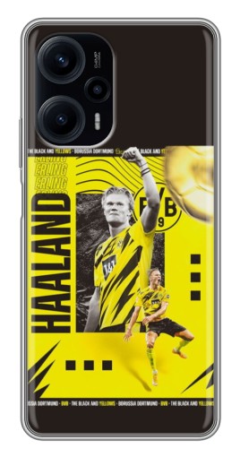 Силиконовый чехол с изображением "Golden Haaland" для Xiaomi POCO F5