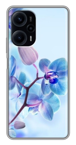 Чехол с принтом "Голубые орхидеи" для Xiaomi POCO F5