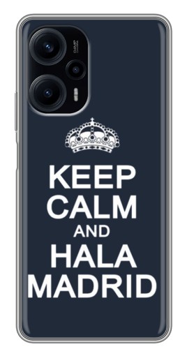 Силиконовый чехол с изображением "Hala Madrid" для Xiaomi POCO F5