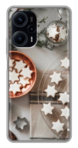 Силиконовый чехол с изображением "Имбирные звездочки" для Xiaomi POCO F5
