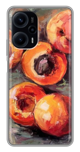 Чехол с принтом "Картина персики" для Xiaomi POCO F5