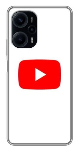 Чехол с картинкой "Красная кнопка" для Xiaomi POCO F5