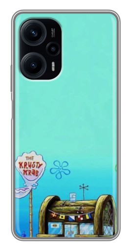 Силиконовый чехол с изображением "Krusty Krab" для Xiaomi POCO F5
