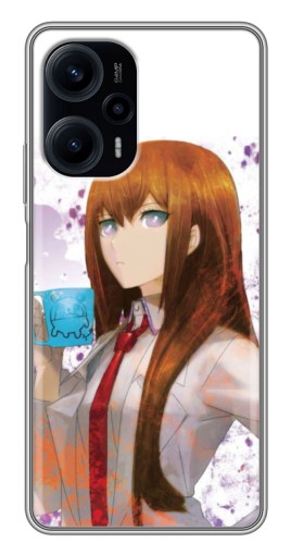 Чехол с картинкой "Курису с чашкой" для Xiaomi POCO F5