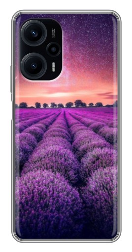 Чехол с картинкой "Лавандовое поле" для Xiaomi POCO F5