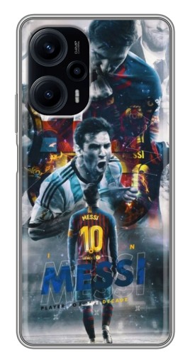 Чехол с картинкой "Легендарный Месси" для Xiaomi POCO F5