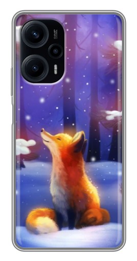 Чехол с картинкой "Лисичка в лесу" для Xiaomi POCO F5