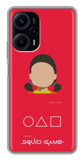 Чехол с картинкой "Лицо куклы" для Xiaomi POCO F5