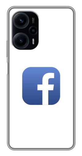 Чехол с печатью "Лого Фейсбук" для Xiaomi POCO F5
