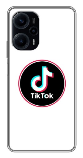 Чехол с картинкой "Лого Тик Ток" для Xiaomi POCO F5