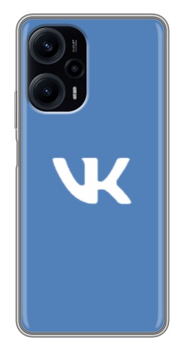 Чехол с принтом "Лого ВК" для Xiaomi POCO F5
