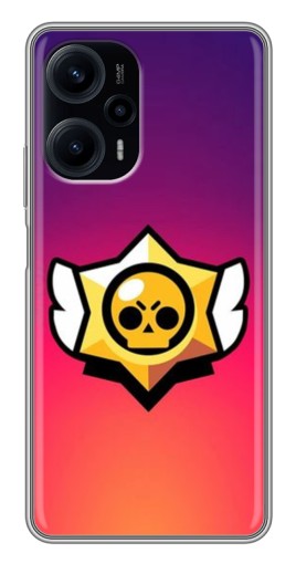 Чехол с картинкой "Логотип Brawl Stars" для Xiaomi POCO F5