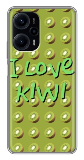 Чехол с картинкой "Love Kiwi" для Xiaomi POCO F5