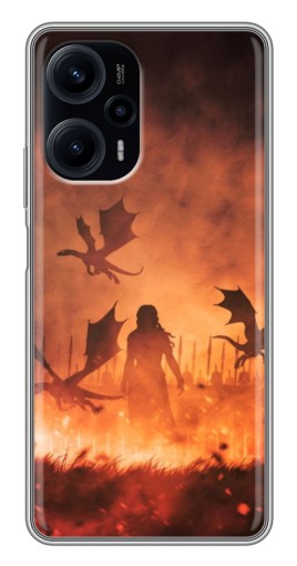 Силиконовый чехол с изображением "Мать драконов" для Xiaomi POCO F5