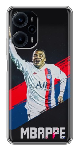 Силиконовый чехол с изображением "Mbappe в ПСЖ" для Xiaomi POCO F5