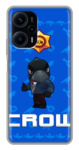 Чехол с печатью "Медаль Crow" для Xiaomi POCO F5