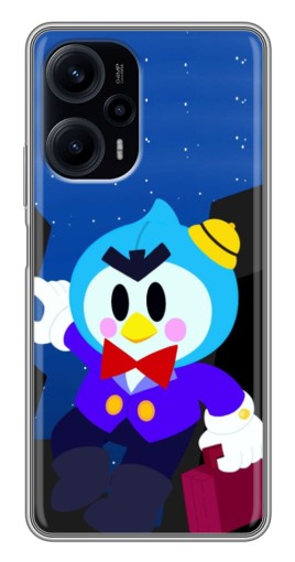 Силиконовый чехол с изображением "Мистер Пи с чемоданчиком" для Xiaomi POCO F5