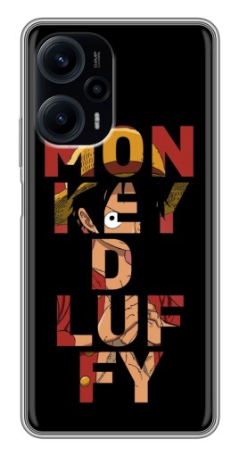 Чехол с печатью "Monky d Luffy" для Xiaomi POCO F5