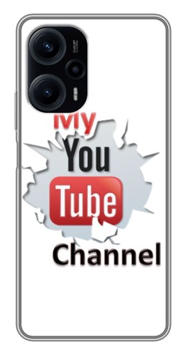 Чехол с картинкой "My YouTube" для Xiaomi POCO F5