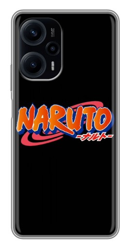 Силиконовый чехол с изображением "Надпись Naruto" для Xiaomi POCO F5