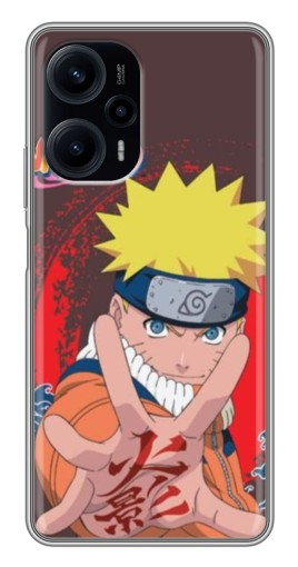 Силиконовый чехол с изображением "Naruto атакует" для Xiaomi POCO F5