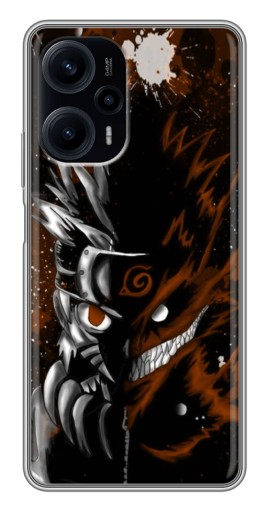 Чехол с печатью "Наруто Курама" для Xiaomi POCO F5