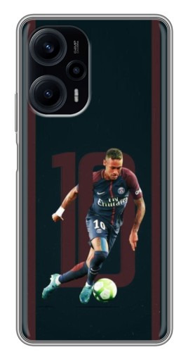 Силиконовый чехол с изображением "Неймар 10" для Xiaomi POCO F5