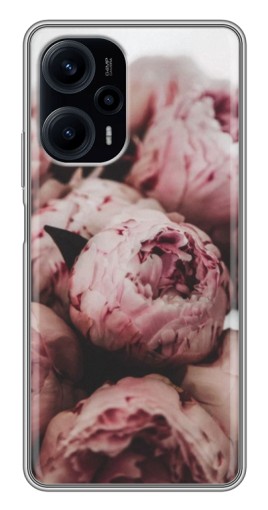 Силиконовый чехол с изображением "Нежные пионы" для Xiaomi POCO F5