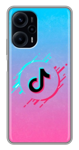 Силиконовый чехол с изображением "Нота ТикТок" для Xiaomi POCO F5