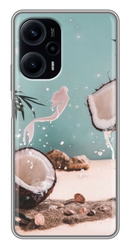 Чехол с картинкой "Половинки кокоса" для Xiaomi POCO F5