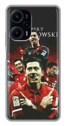 Чехол с картинкой "Польский футболист" для Xiaomi POCO F5