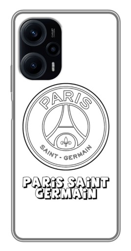 Чехол с печатью "PSG логотип" для Xiaomi POCO F5