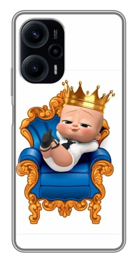 Чехол с печатью "Ребенок Король" для Xiaomi POCO F5