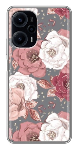 Чехол с печатью "Рисунок розы" для Xiaomi POCO F5