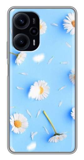 Чехол с картинкой "Ромашковый фон" для Xiaomi POCO F5