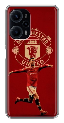 Чехол с принтом "Ronaldo в МЮ" для Xiaomi POCO F5