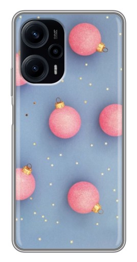 Силиконовый чехол с изображением "Розовые шары" для Xiaomi POCO F5
