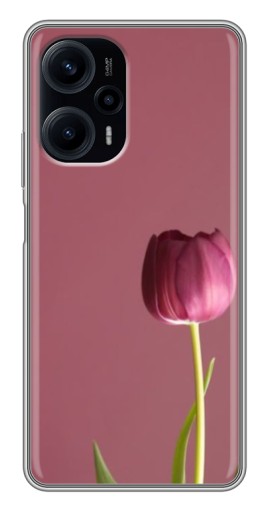 Чехол с печатью "Розовый тюльпан" для Xiaomi POCO F5