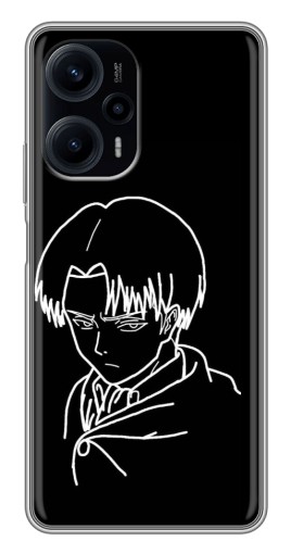 Чехол с принтом "Силуэт Леви" для Xiaomi POCO F5