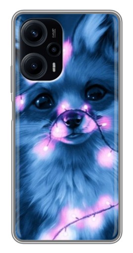 Чехол с принтом "Синяя лисичка" для Xiaomi POCO F5