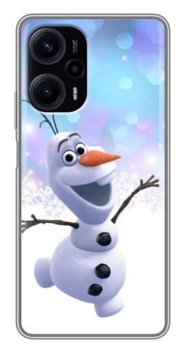 Чехол с картинкой "Снеговик Олаф" для Xiaomi POCO F5