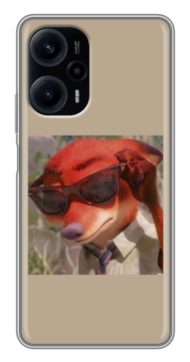 Силиконовый чехол с изображением "Стильный Ник" для Xiaomi POCO F5