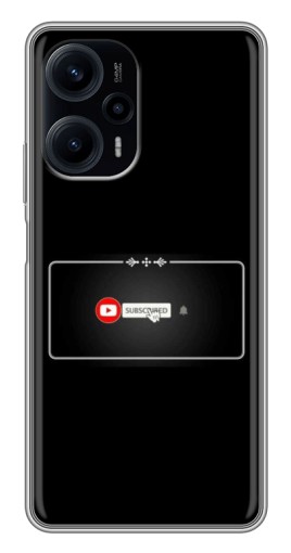 Чехол с принтом "subscribed" для Xiaomi POCO F5